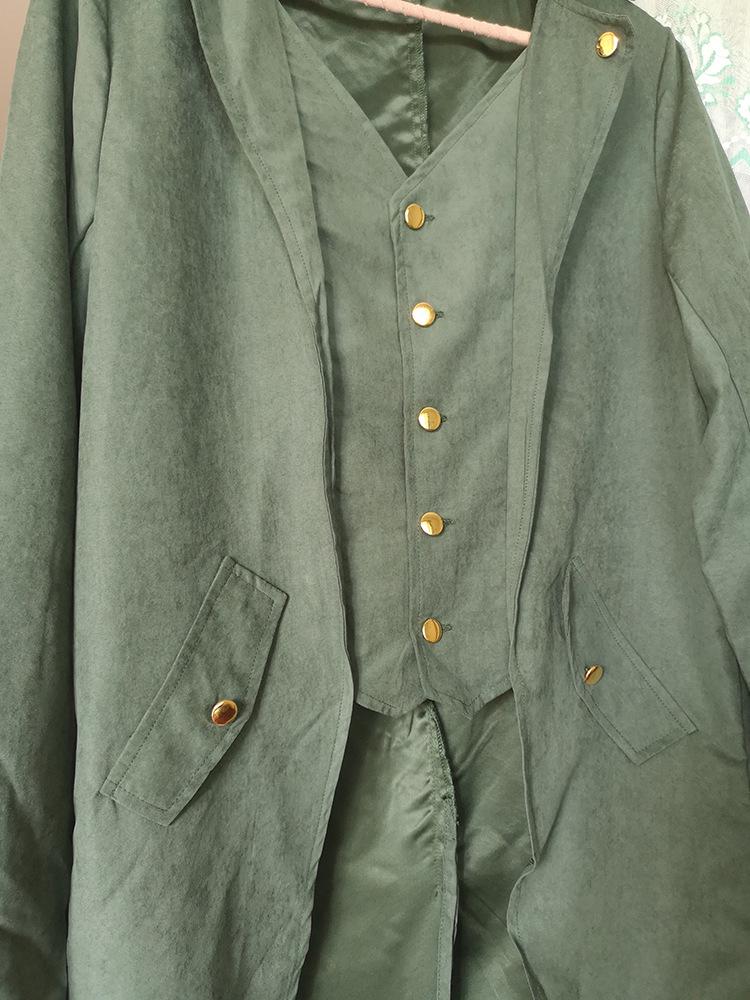 2023 Men's Steampunk Gothic Overcoat Trench Jacket Retro Formal BC7928