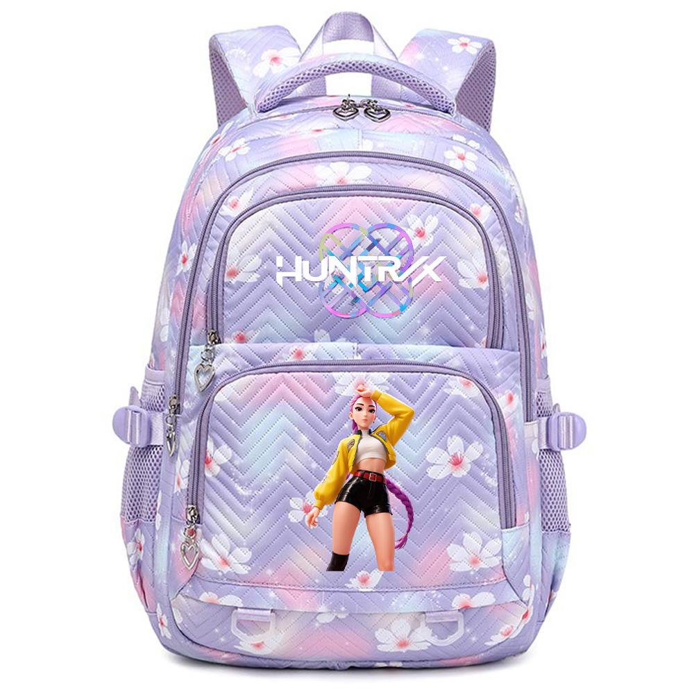 Cartoon K-Pop Printed Backpack Student Teenager Bookbag for Boy Girl Schoolbag Kid Gift Women Large Capacity Waterproof Travel Bag Mochila
