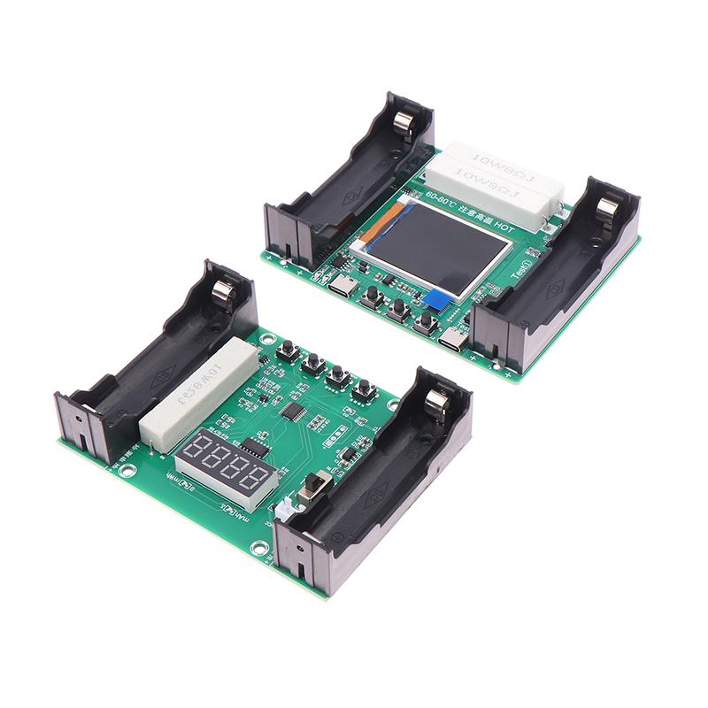 18650 Lithium Battery Capacity Tester MAh MWh Capacity Division Internal Resistance Measuring Module Type-C 18650 Battery Tester
