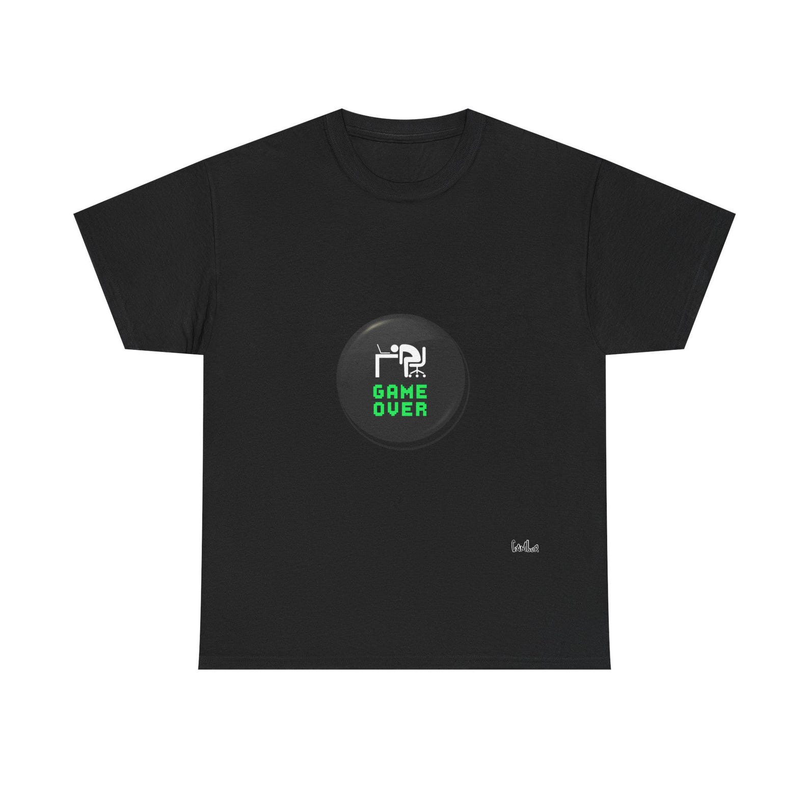 Game over work burnout Unisex Heavy Cotton Tee 3XL