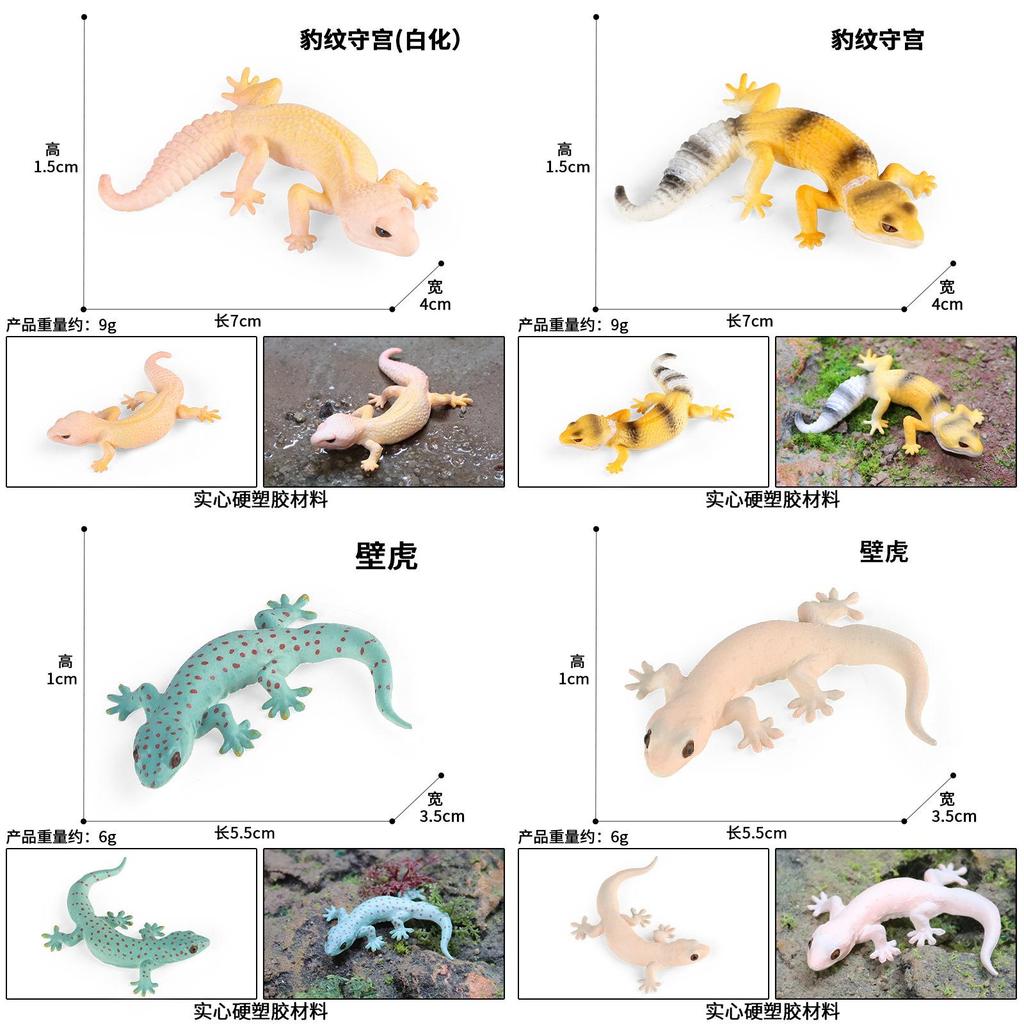 Children Realistic Lizard Animal Model Plastic Decor For Education And Play