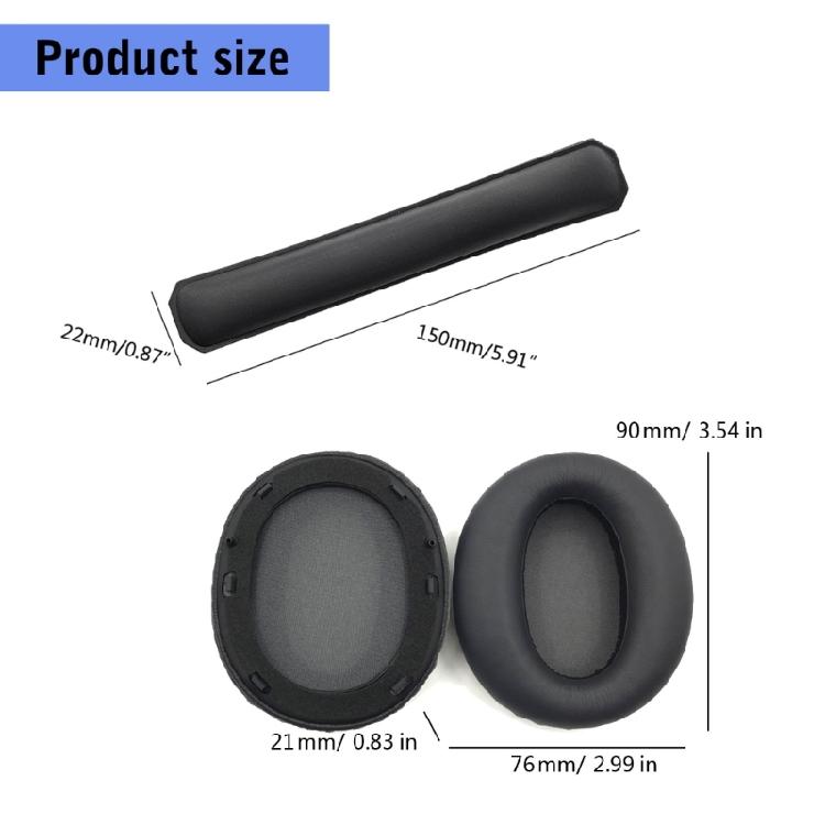 Replacement Sponge Cushion Earpads Ear Pad Head Beam Cover for W820NB K820NC Headphone Headsets