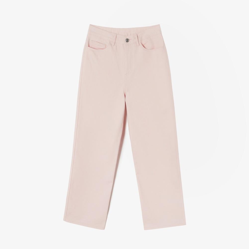 Lacoste Women's Semi-Wide Denim Pants HF816E-56GADY