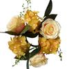 Simulated Candle Rings Wreaths European Style Fake Rose Flower Artificial Flowers  Table Decoration