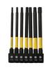 Complete For Torx Star Screwdriver Bit Set of 7pcs with Magnetic Storage