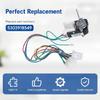 Metal Refrigerator Evaporator Motor Repair Kits Replacement Part for Popular Brands Ensures Smoothly and Low Noise Operation