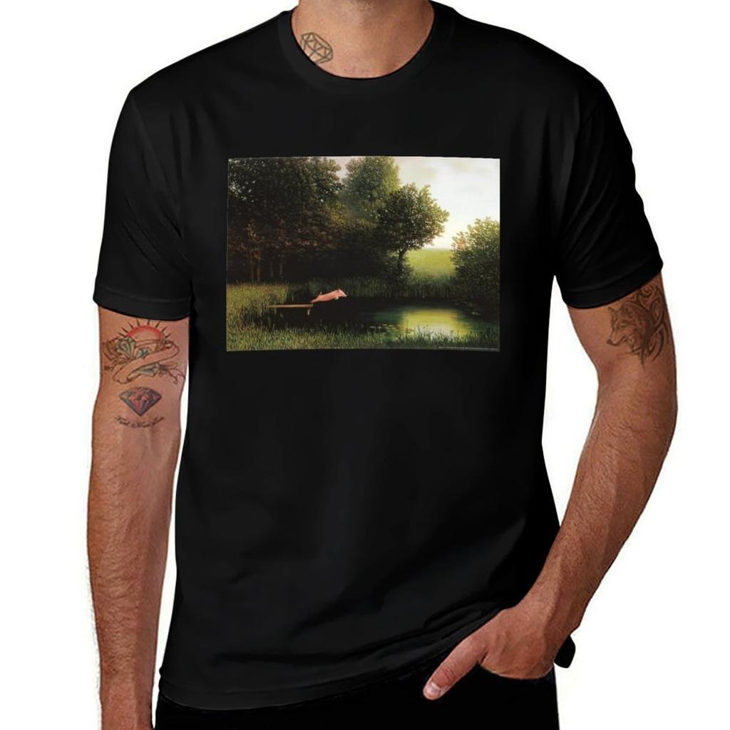Poster Kohler Pig Jump To Water Painting TShirt t shirts for Unisex cotton t shirt Unisex casual Unisex t shirt graphic TShirt