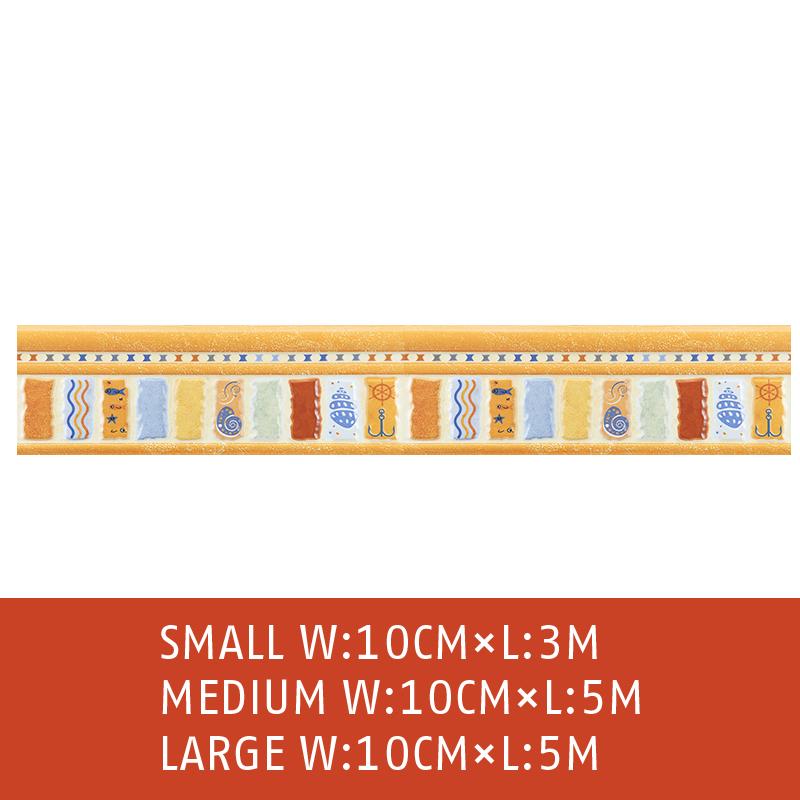 3/5M Self Adhesive Wall Skirting Border Sticker PVC Kitchen Cabinet Cupboard Waterproof Baseboard Wallpaper Wall Sticker