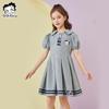 Betty 2026 Summer Girls' Loose Short Sleeve Dress