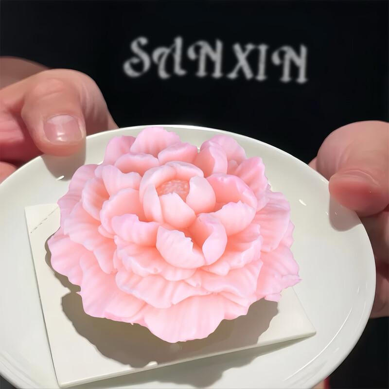 DIY Pfingstrosen-Mousse-Kuchen Silikonform