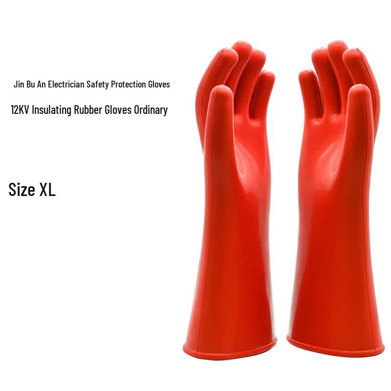 JINBUAN 12KV Electrician Insulated Rubber Safety Gloves