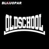 BLKUOPAR for Old School Car Stickers Fashionable Simple Decals Waterproof Sunscreen Windows RV Motorcycle Decor Car Styling