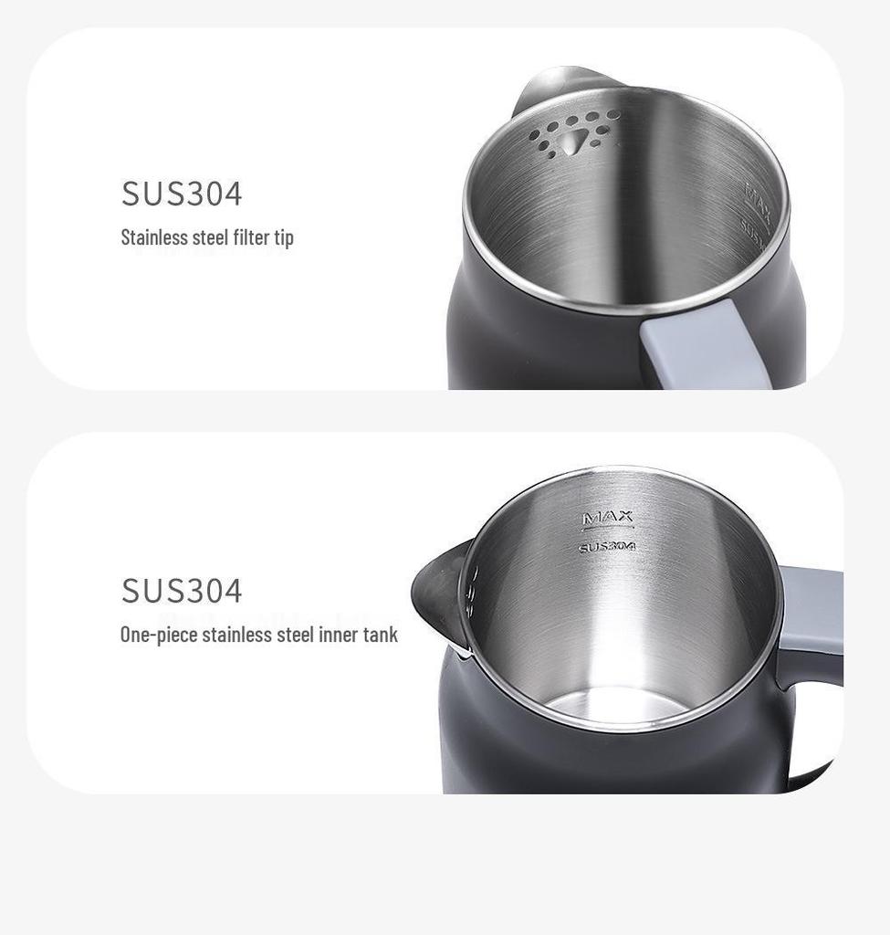 1.2L Stainless Steel Electric Kettle, 110V/220V, Household Use