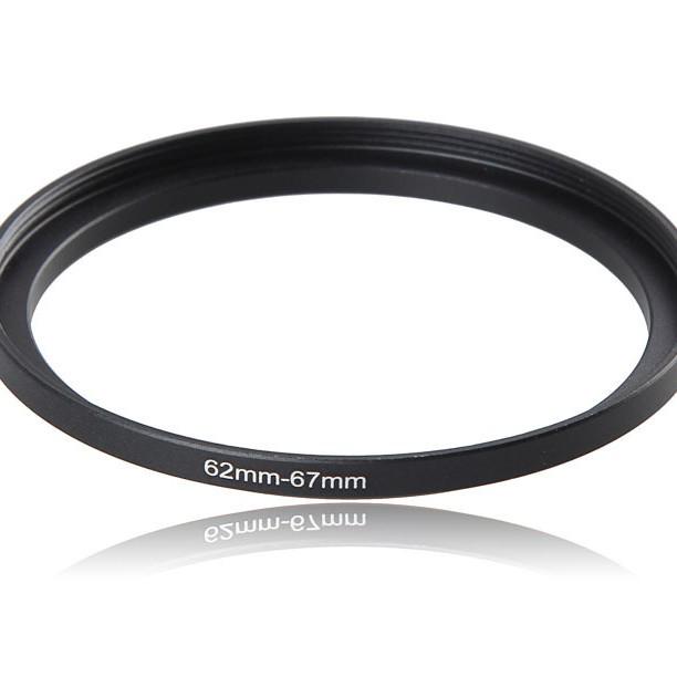 62-67mm Reverse UV Filter Adapter Ring Step-Up Mount