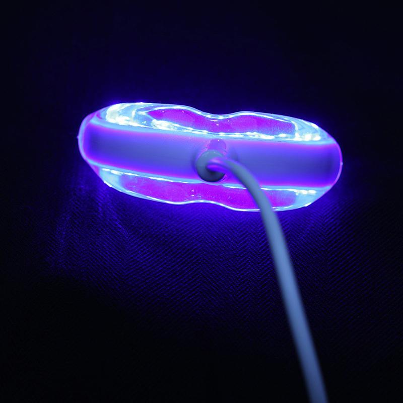1ks 4v1 bělení zubů 16 světel načasované Inteligentní LED přenosné USB dobíjecí modré světlo Orální péče Bleach Bělení zubů