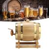 6 Piece 1.5L Whiskey Barrel Vintage Wood Wood Wine Bucket Vintage Wine Keg  Home Wine Storage
