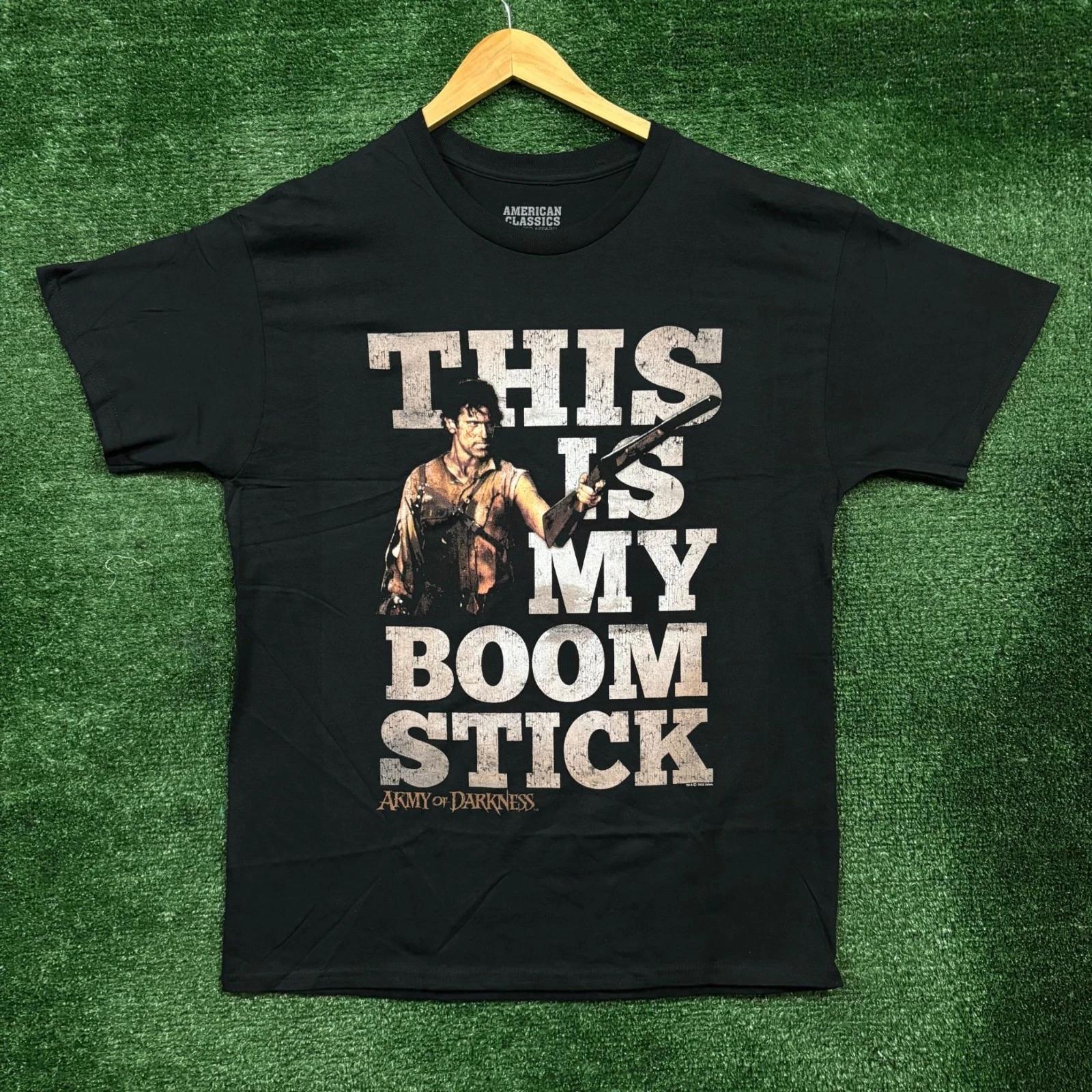 Army of Darkness This Is My Boom Stick Horror Movie T-shirt Size Large S