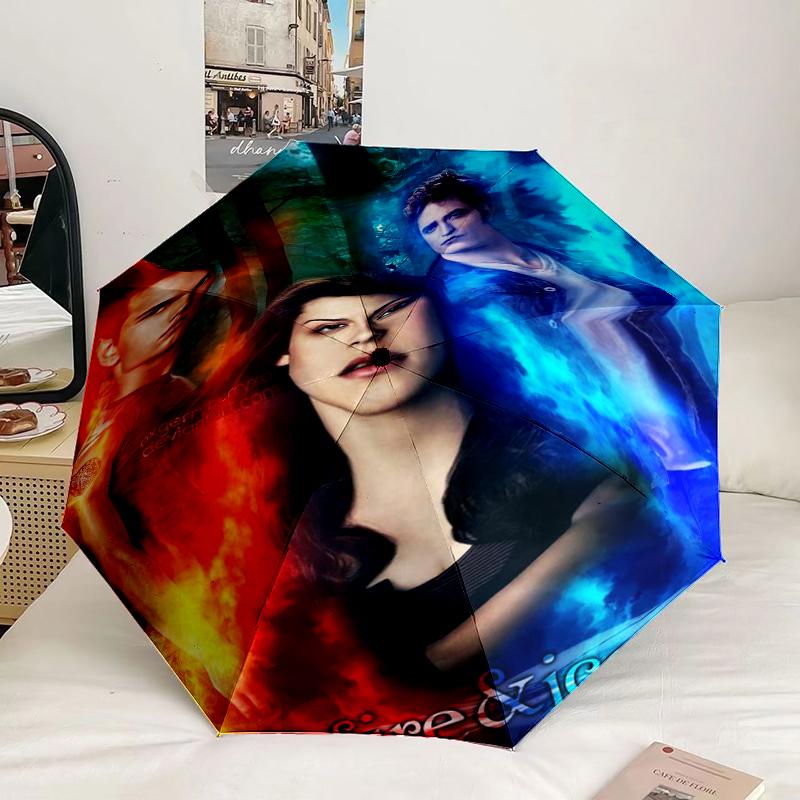 Vampire Saga Romance Umbrella 8-Frame for Travel, Camping, Casual Lightweight Portable Umbrella, Essential for Every Family Holidays Birthday Gift