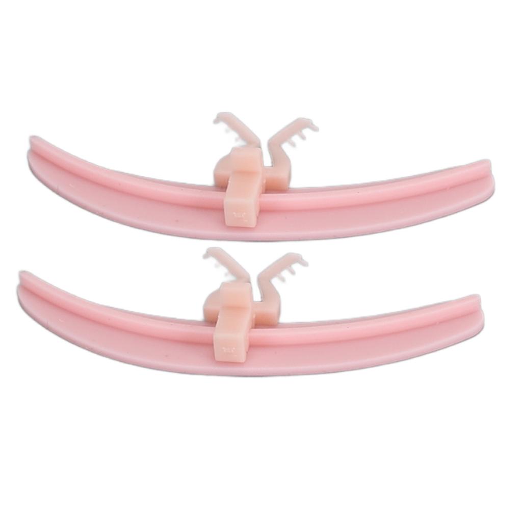 Eyelash Separator Tool Washable Reusable Silicone Base and Legs Lash Extension Assisted Tool for Beauty Salon Pink