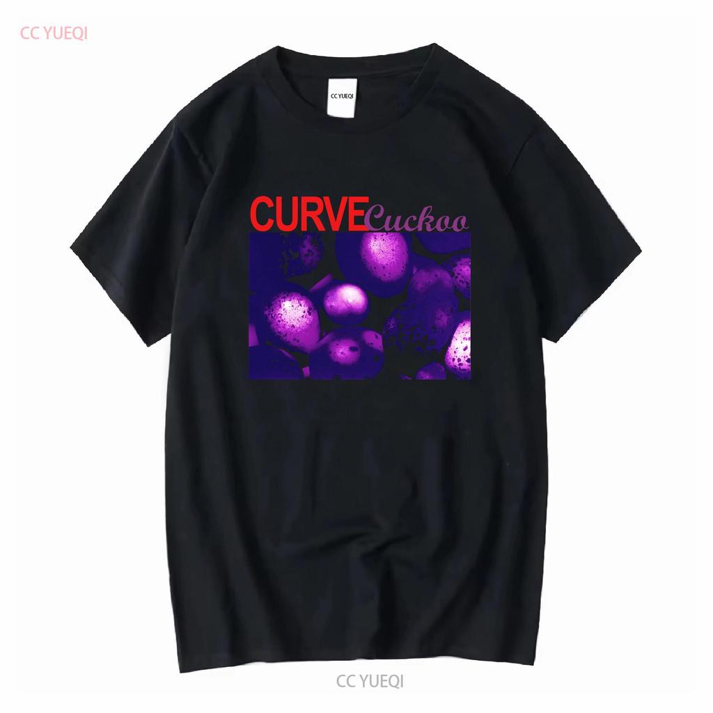 Curve T Shirt Cuckoo Long or Short Sleeves Vintage Washed Slightly Designer Clothes Homme Top For Everyday Wear Soft Breathable