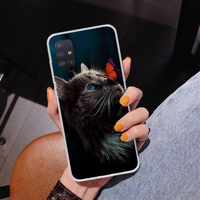 Cool Animal Big Cat Tiger Phone Case For Samsung Galaxy A52 A32 A22 A12 A51 A31 A50S A30S A20S A10S Note 20 Ultra 10 Plus S10 A7