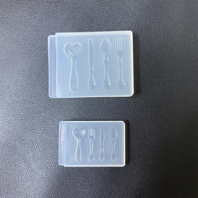 Multipurpose Essential Mold For Making Realistic Spoon And Fork Resin Crafts Mould Creative Gifts or Decorations