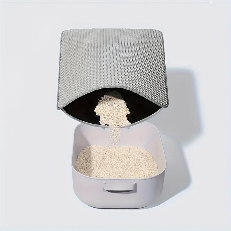 Cat Litter Mat Pet Toilet Waterproof Double Layer Pet Litter Box Mat Non Slip Sand Cat Washable Mat Clean Pad Pet Clean Supplies