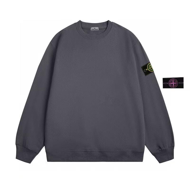 Value Vault Stone Island Basic Badge Unisex Crewneck Fleece Pullover L
