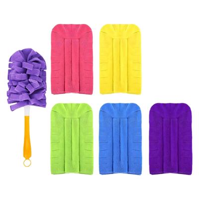 Assorted Shade Dust Refills Cleaning Pads Soft Fiber Fabric For Fan Window Living Zone Workplace Floor Car Maintenance