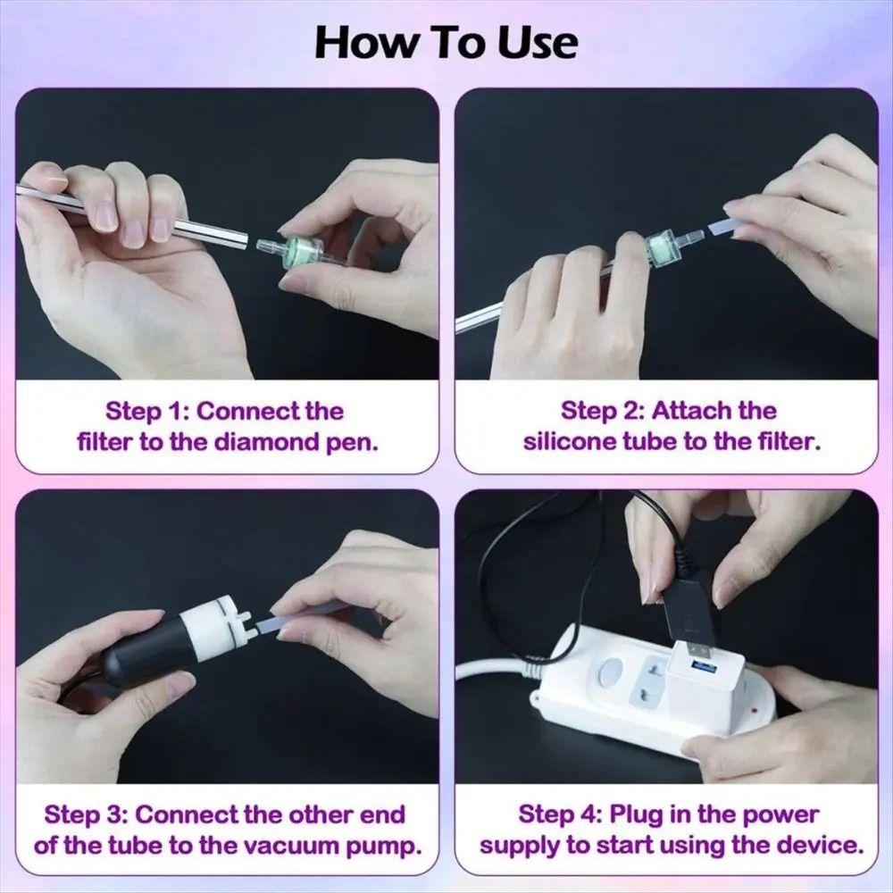 DIY Vacuum  Art Pen Kits Craft  Painting Drill Pen Embroidery Drill Pen  Home