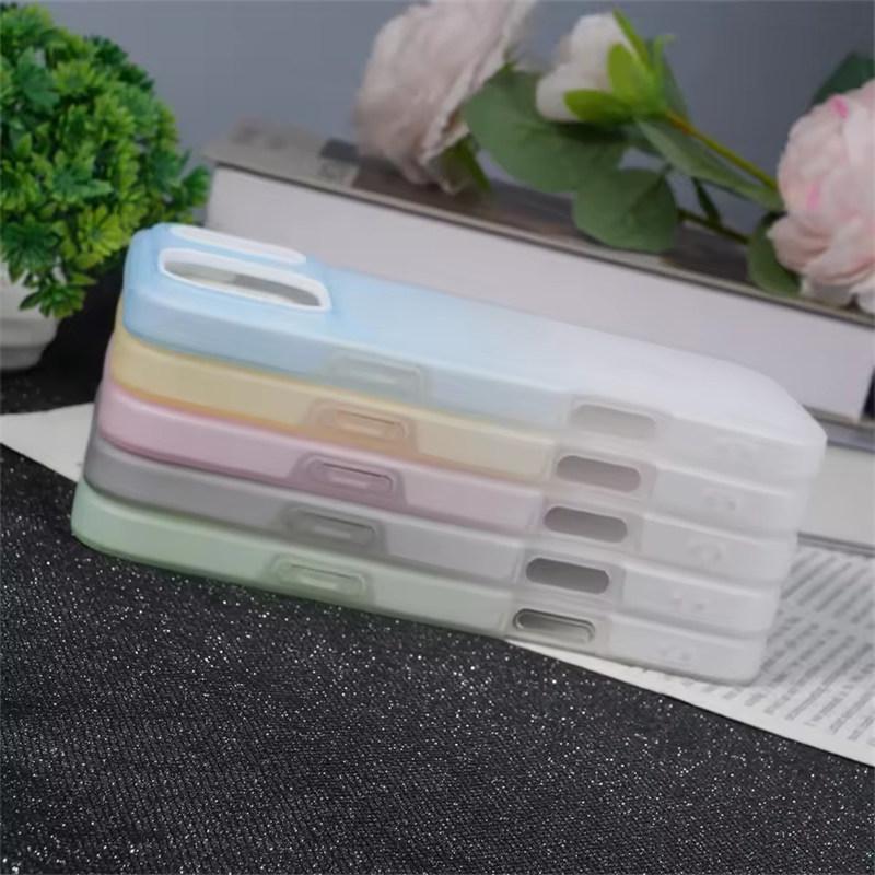 Luxury 2 in 1 Gradient Jelly Magnetic Case For iPhone 17 Air 16 15 14 13 12 11 Pro Max Plus For Magsafe Wireless Charging Matte Cover