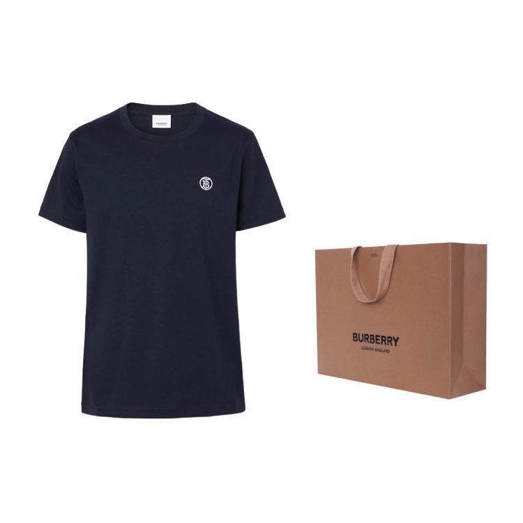 Burberry TB-embroidered Cotton T-shirt 80561761