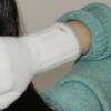 ANDNEEDS Combi cashmere gloves (ivory)