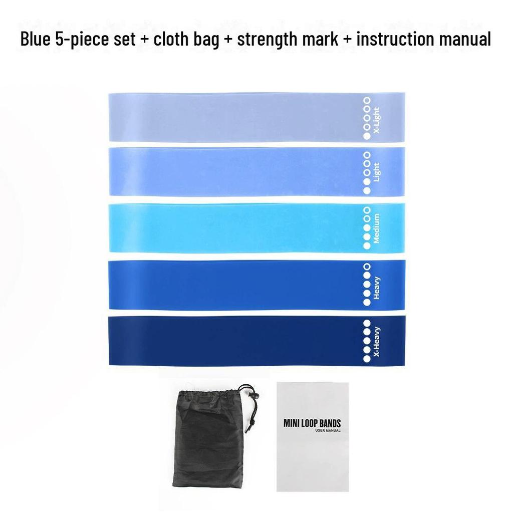 Taśma oporowa do jogi TPE pogrubiona, odporna na pękanie