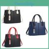 Trendy Cross-border Handbag 2023 Color Block Shoulder Bag Big Capacity Leisure Bag