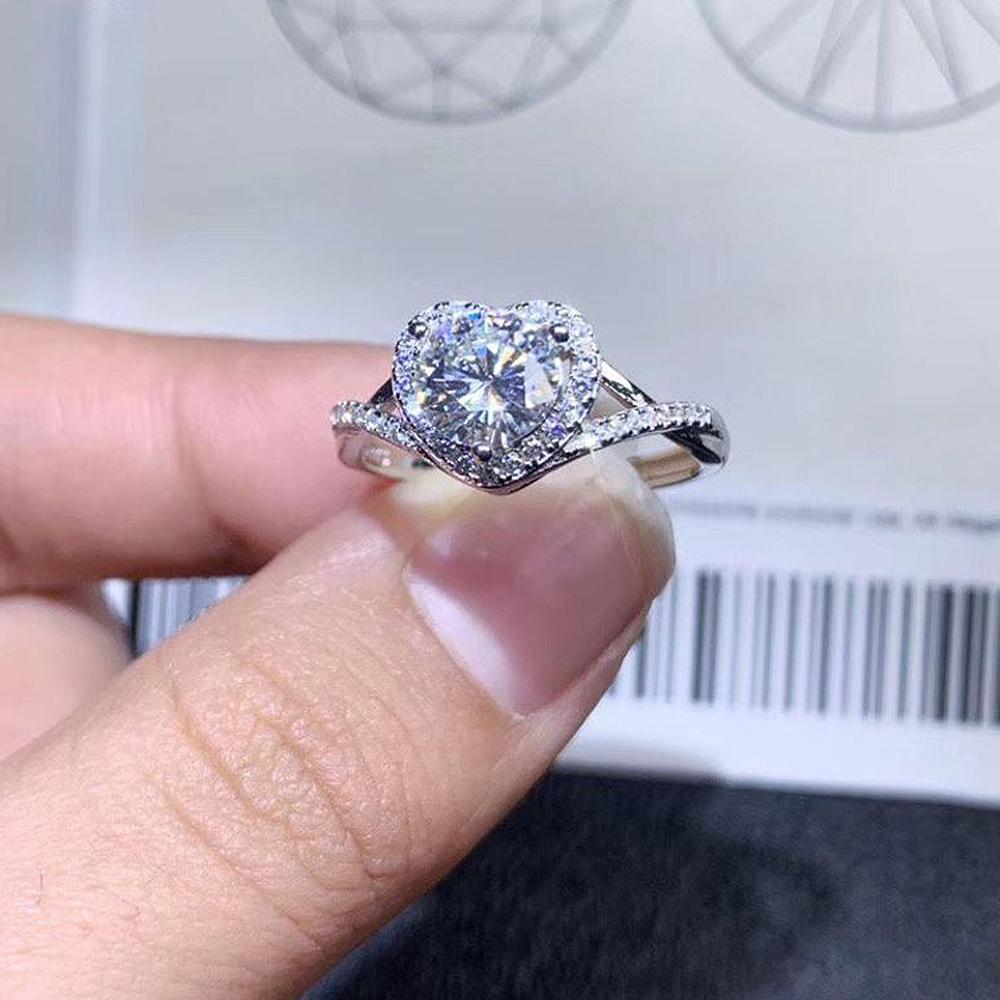 Neue Herzringe für Frauen 2022, Verlobung, Hochzeit, neue Ringe, Hochzeitstag, Liebesgeschenk, modischer Luxusschmuck