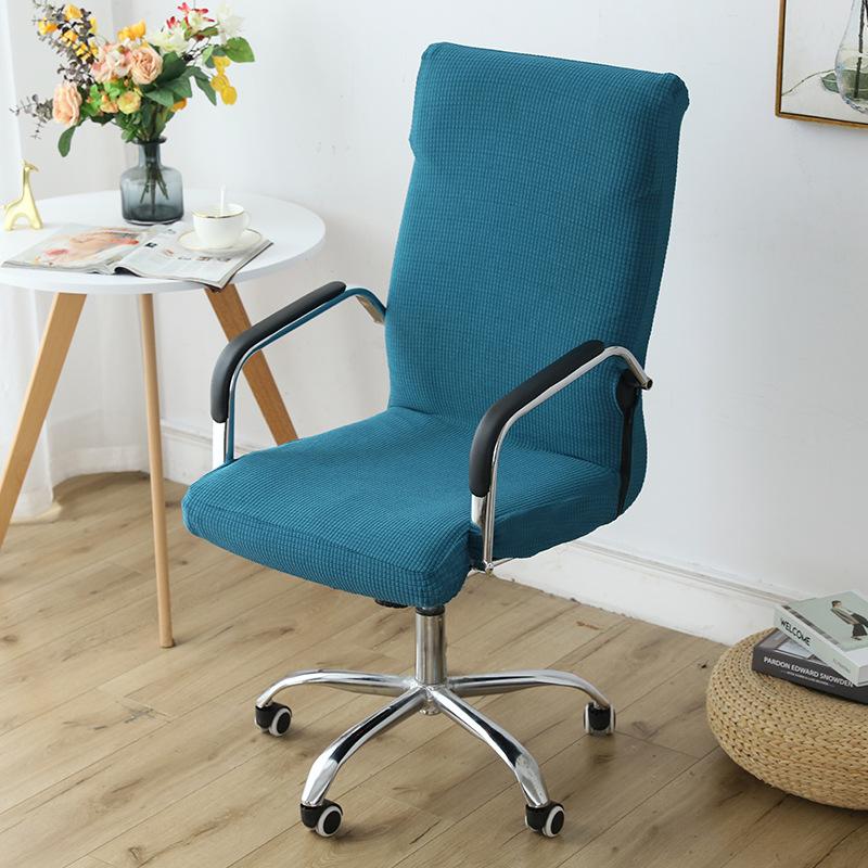 Bürostuhlbezug mit Armlehne Drehstuhl Sitzbezug Verdickter Computerstuhlbezug Universeller Elastischer Stuhlbezug Hockerbezug