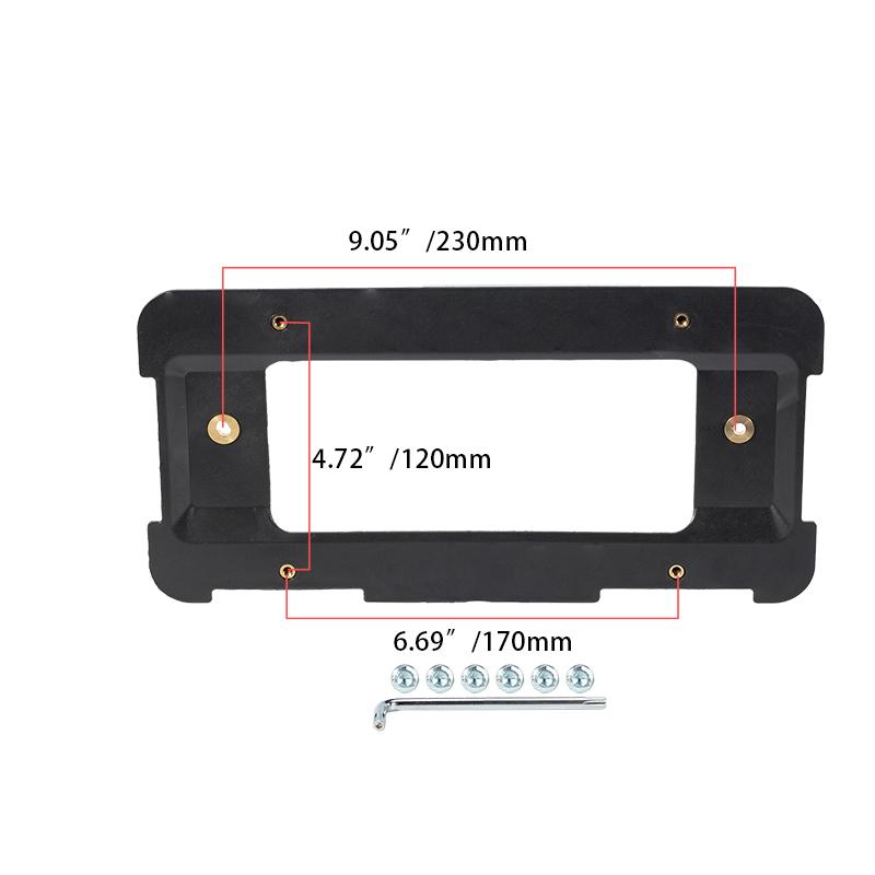 Rear License Plate Base Mount Frame Universal for BMW Auto Rear License Covers Auto Accessories