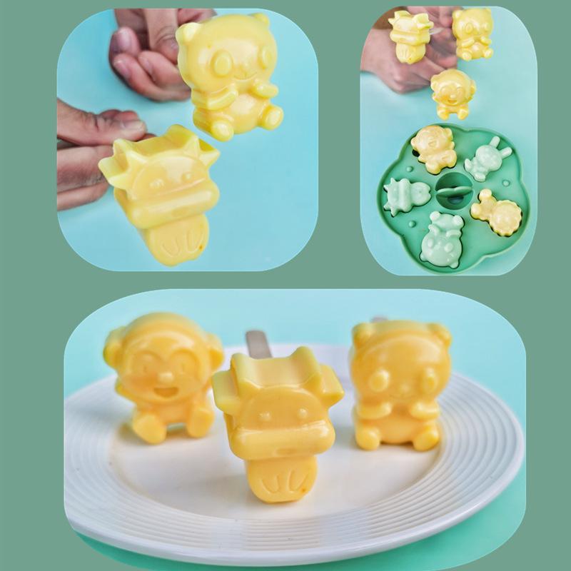Silicone Cake Mold, Steam Rice Cake Mold, Cartoon Cake Mold, Can Be Steamed, Insert The Stick, Baby Food Molds