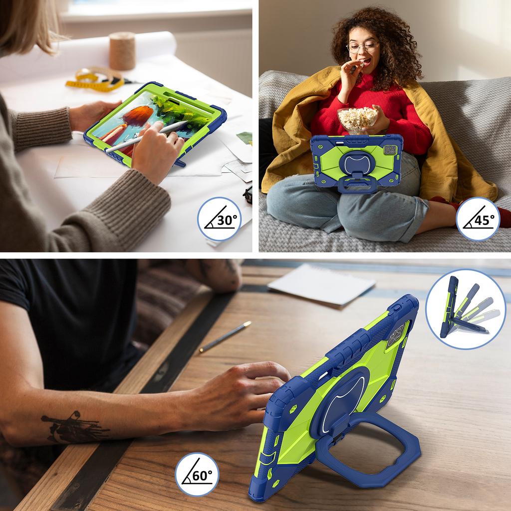 For Xiaomi Pad 7 Pro/Pad 7 Case Silicone+PC Kickstand Tablet Cover
