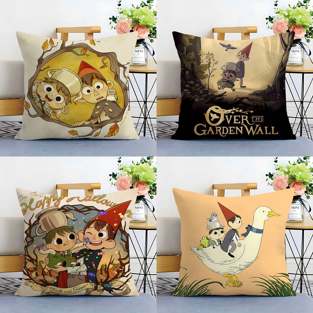 OOver The GGarden WWall Pillow Case Sofa Living Room Bedroom Doublesided Printing Square Cushion Nap Time Pillow Case