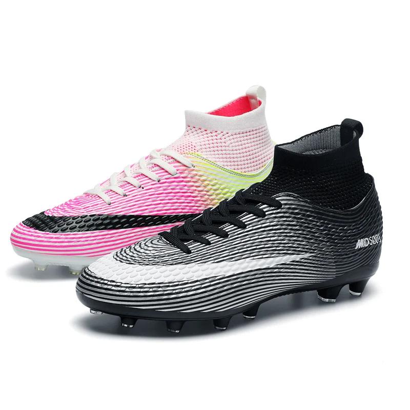 Womens Professional Original Society Football Boot Outdoor Turf Fast Soccer Tennis Sports Five-a-side Soccer Shoes for Men