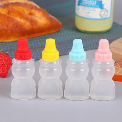 1/2/4 Stück Mini Gewürz-Squeeze-Flaschen 23 ml Honig/Ketchup/Sojasauce/Salatdressing Spender Lunchbox Auspressbare Behälter