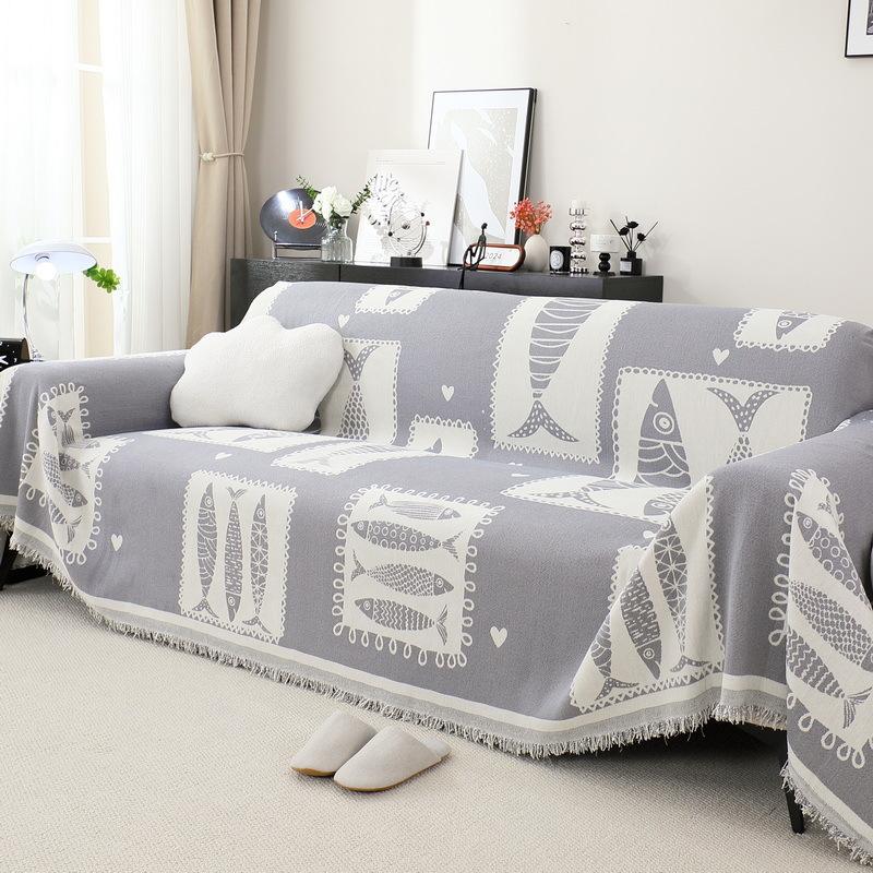 Chenille Sofa Towel for All Seasons, All-inclusive Sofa Cover, Dust Cover, One-piece Sofa Large Cover Cloth