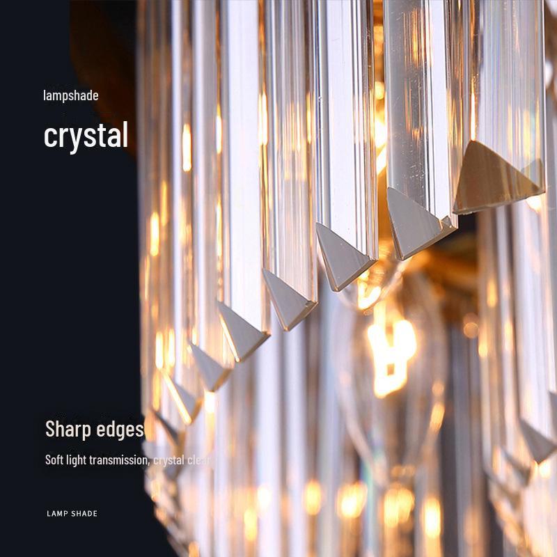 Modern Luxury Crystal LED Ceiling Lamp for Living Room, Bedroom, Study, or Restaurant