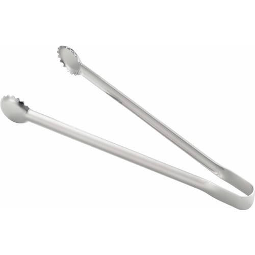 Yoshikawa YJ2816, Made in Japan, 12.5cm Tongs, Suitable for Small Bottles, Serving Tongs, Silver