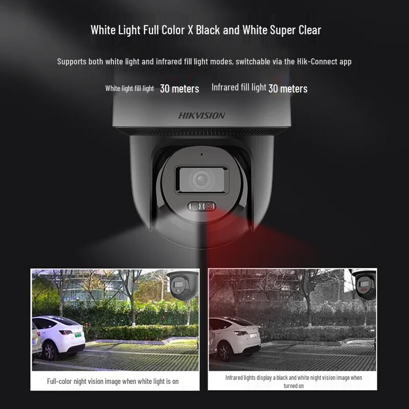 Hikvision 4MP Dual-Light PoE Dome Security Camera CN Plug (adapter Included)