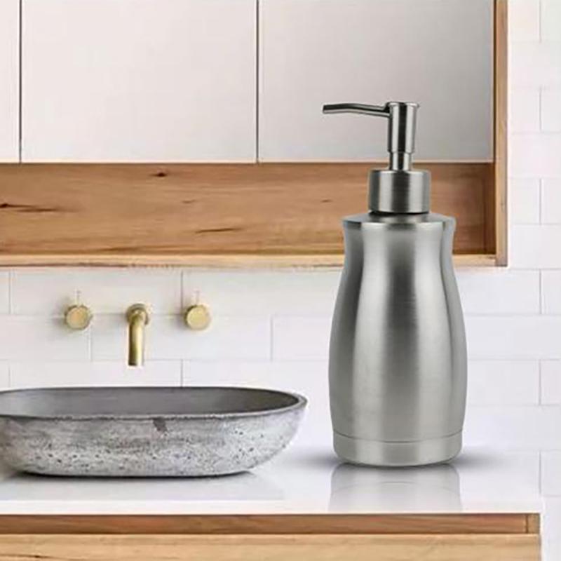 Brushed Stainless Steel Countertop Soap Dispenser Rust And Leak Resistant Hand Soap Pump For Kitchen Countertops And Bathroom