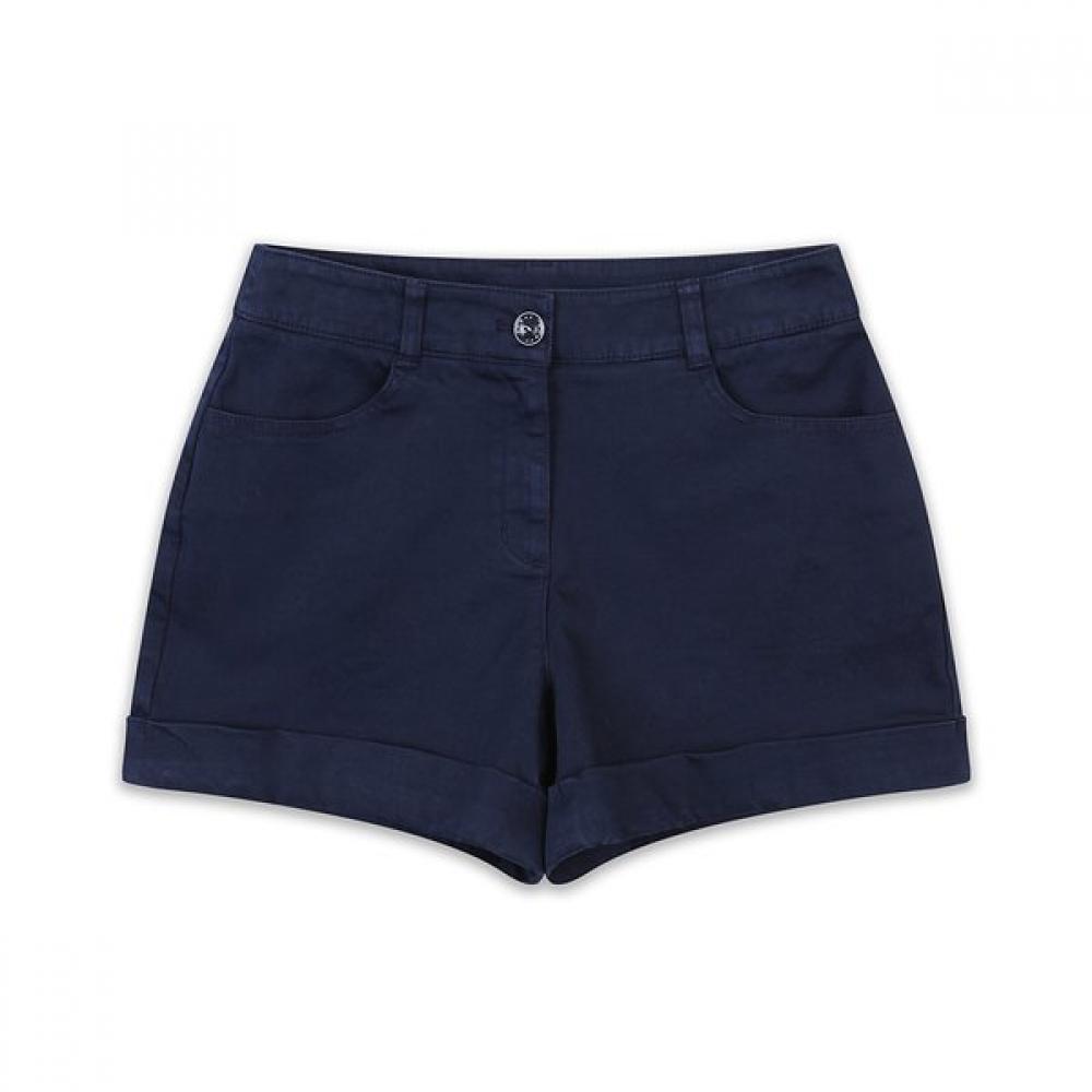 ONOFF Женские эластичные хлопковые шорты S Of5702la Темно-синие NAVY/38(28~29)