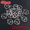 Fashion Antique Silver Plated Wave Small Charms Pendant Alloy Metal DIY Jewelry Findings Accessories for Neckalce Bracelet